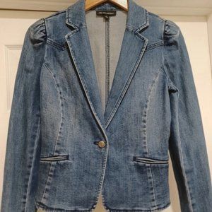 Inc denim blazer